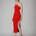 Red back dori adorable women dress