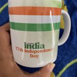 77th Independence Day Limited Edition - Printed Mug - White